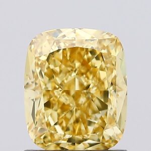 1.13 carat,  colour, VS1 clarity, Cushion shape, Lab Grown Diamond.