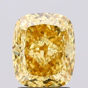 2.11 carat,  colour, VS1 clarity, Cushion shape, Lab Grown Diamond.