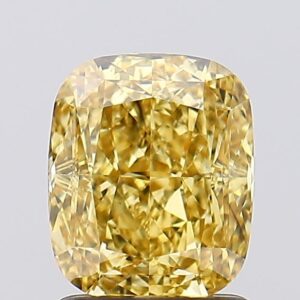 1.73 carat,  colour, VS2 clarity, Cushion shape, Lab Grown Diamond.