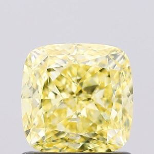 1.01 carat,  colour, SI2 clarity, Cushion shape, Lab Grown Diamond.