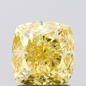 1.72 carat,  colour, VS1 clarity, Cushion shape, Lab Grown Diamond.