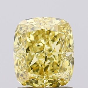 1.54 carat,  colour, VS2 clarity, Cushion shape, Lab Grown Diamond.