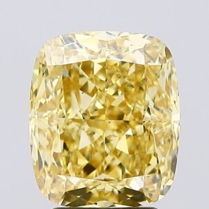 3.67 carat,  colour, VS2 clarity, Cushion shape, Lab Grown Diamond.