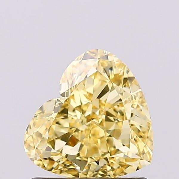 1.02 carat,  colour, VS2 clarity, Heart shape, Lab Grown Diamond.