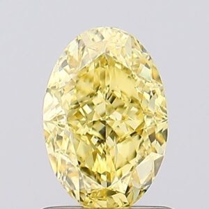 1.11 carat,  colour, SI1 clarity, Oval shape, Lab Grown Diamond.