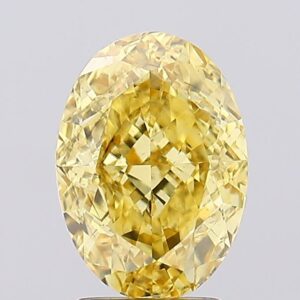3.08 carat,  colour, SI1 clarity, Oval shape, Lab Grown Diamond.