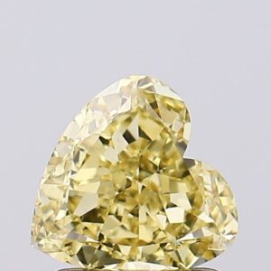 1.19 carat,  colour, VS1 clarity, Heart shape, Lab Grown Diamond.