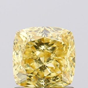 1.15 carat,  colour, VVS2 clarity, Cushion shape, Lab Grown Diamond.