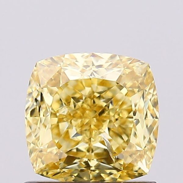 1.02 carat,  colour, SI2 clarity, Cushion shape, Lab Grown Diamond.