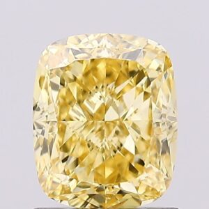 1.3 carat,  colour, VS1 clarity, Cushion shape, Lab Grown Diamond.