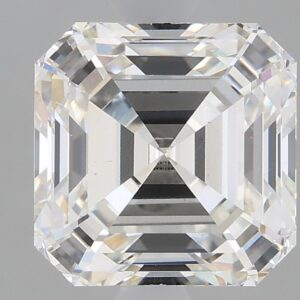 2.44 carat, G colour, VS1 clarity, Asscher shape, Lab Grown Diamond.