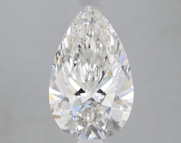 1.7 carat, G colour, VS1 clarity, Pear shape, Lab Grown Diamond.