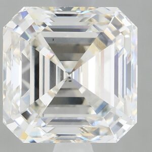 2.13 carat, G colour, VS1 clarity, Asscher shape, Lab Grown Diamond.