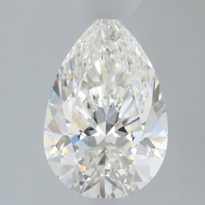1.37 carat, F colour, VVS1 clarity, Pear shape, Lab Grown Diamond.
