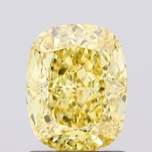 1.31 carat,  colour, VS1 clarity, Cushion shape, Lab Grown Diamond.