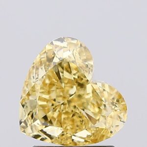 1.63 carat,  colour, VS1 clarity, Heart shape, Lab Grown Diamond.
