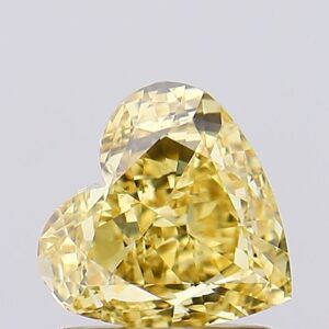 1.13 carat,  colour, VS2 clarity, Heart shape, Lab Grown Diamond.