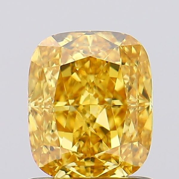 1.27 carat,  colour, VS1 clarity, Cushion shape, Lab Grown Diamond.