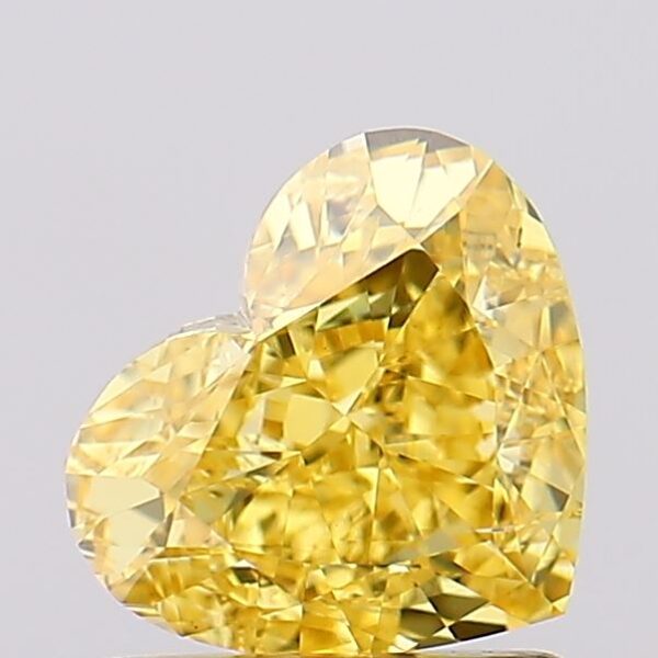 1.14 carat,  colour, VS2 clarity, Heart shape, Lab Grown Diamond.