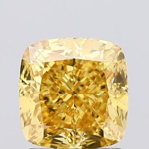 1.66 carat,  colour, VS1 clarity, Cushion shape, Lab Grown Diamond.