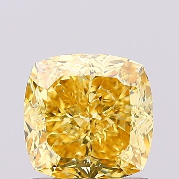 1.08 carat,  colour, VS1 clarity, Cushion shape, Lab Grown Diamond.
