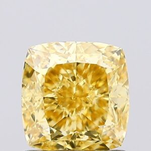 1.18 carat,  colour, VS1 clarity, Cushion shape, Lab Grown Diamond.