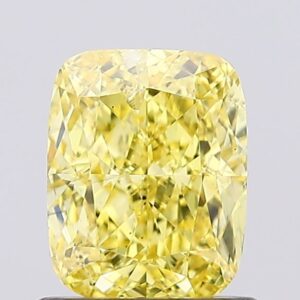 1.01 carat,  colour, SI2 clarity, Cushion shape, Lab Grown Diamond.