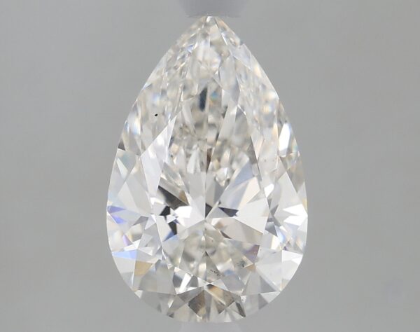 1.66 carat, F colour, VS2 clarity, Pear shape, Lab Grown Diamond.