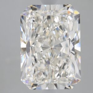 5.33 carat, G colour, VS1 clarity, Radiant shape, Lab Grown Diamond.