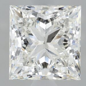 1.62 carat, G colour, VS2 clarity, Princess shape, Lab Grown Diamond.