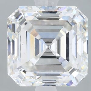 2.65 carat, G colour, VS2 clarity, Asscher shape, Lab Grown Diamond.