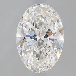 1.05 carat, F colour, VS1 clarity, Oval shape, Lab Grown Diamond.