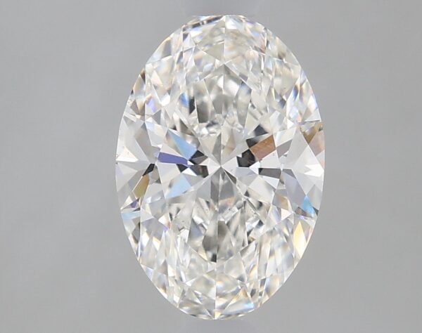 1.05 carat, F colour, VS1 clarity, Oval shape, Lab Grown Diamond.