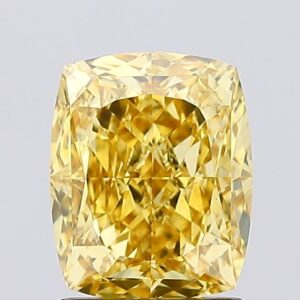 1.68 carat,  colour, VS1 clarity, Cushion shape, Lab Grown Diamond.