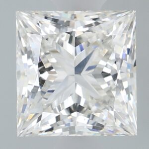 1.45 carat, G colour, VVS2 clarity, Princess shape, Lab Grown Diamond.