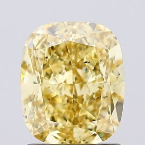 1.61 carat,  colour, VS2 clarity, Cushion shape, Lab Grown Diamond.