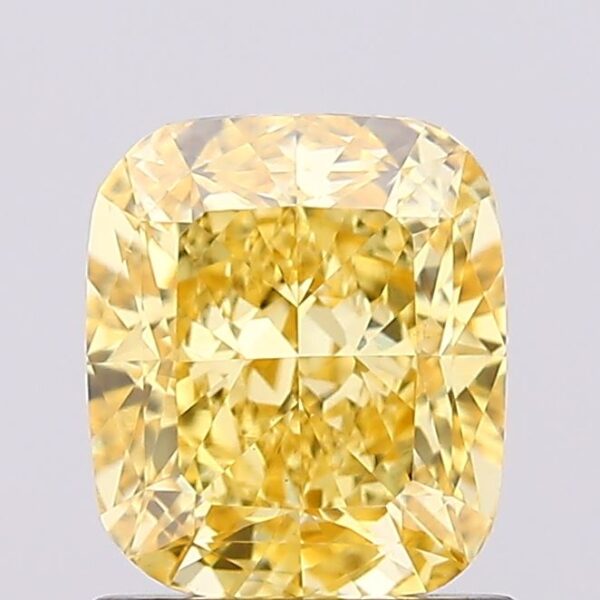 1.32 carat,  colour, VS1 clarity, Cushion shape, Lab Grown Diamond.