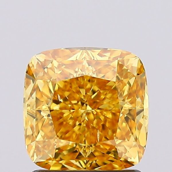 1.5 carat,  colour, VS2 clarity, Cushion shape, Lab Grown Diamond.