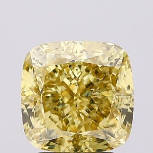3.1 carat,  colour, SI2 clarity, Cushion shape, Lab Grown Diamond.
