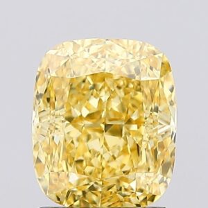 1.69 carat,  colour, VS2 clarity, Cushion shape, Lab Grown Diamond.