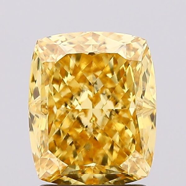 2.25 carat,  colour, VS1 clarity, Cushion shape, Lab Grown Diamond.