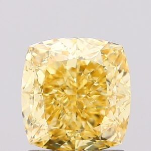 1.52 carat,  colour, VS1 clarity, Cushion shape, Lab Grown Diamond.