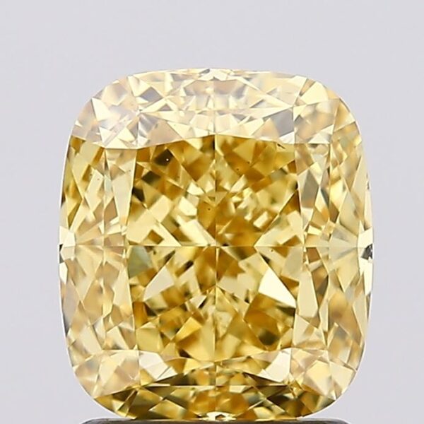 1.9 carat,  colour, VS2 clarity, Cushion shape, Lab Grown Diamond.