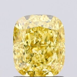 1.3 carat,  colour, VS2 clarity, Cushion shape, Lab Grown Diamond.