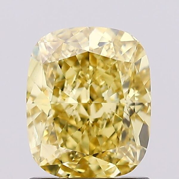 1.41 carat,  colour, VS1 clarity, Cushion shape, Lab Grown Diamond.