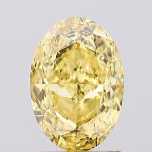 1.66 carat,  colour, SI1 clarity, Oval shape, Lab Grown Diamond.