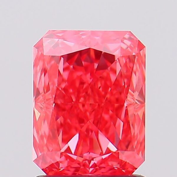 1.66 carat,  colour, VS2 clarity, Radiant shape, Lab Grown Diamond.