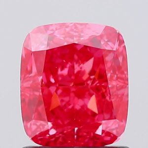 1.3 carat,  colour, VVS2 clarity, Cushion shape, Lab Grown Diamond.