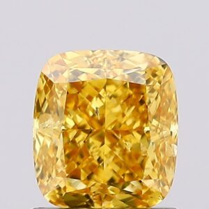 1.01 carat,  colour, SI1 clarity, Cushion shape, Lab Grown Diamond.
