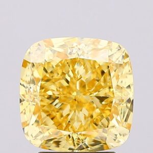 3.31 carat,  colour, VS1 clarity, Cushion shape, Lab Grown Diamond.